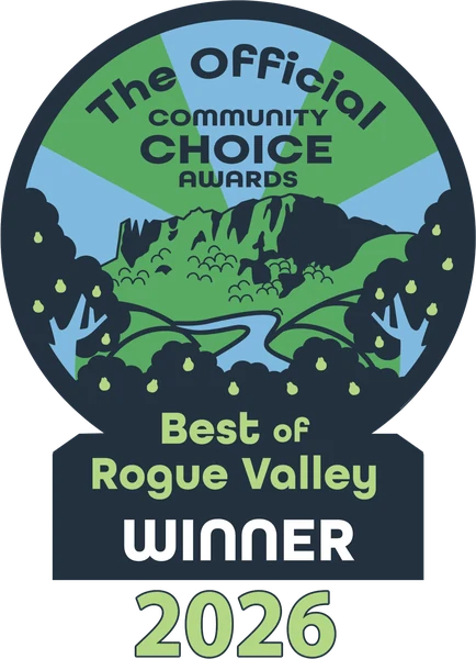 Best of Rogue Valley 2026 winner, Community Choice Awards.